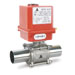 Ball Valves with Electric Actuator 24 DVC ,3 pc,EL-958EB, Electric Automation Hygienic Ball Valve 24 DVC, 3 Piece,  , Tube End 